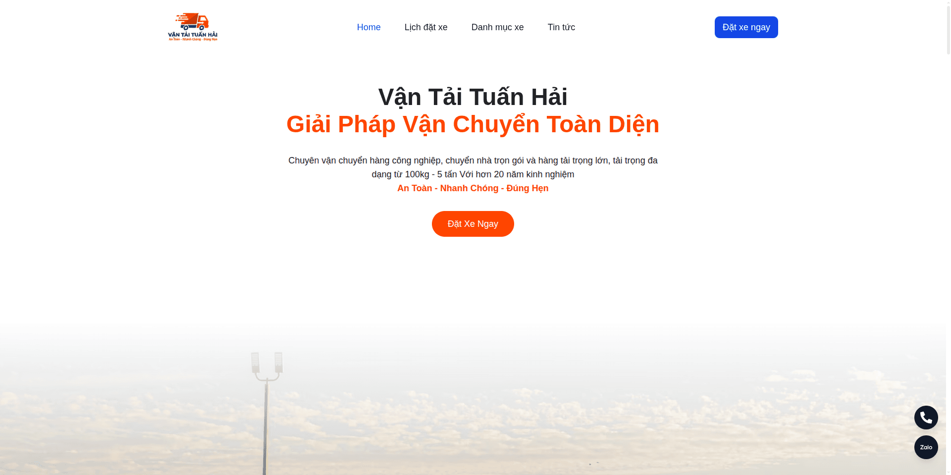 Van Tai Tuan Hai Logistics Company Website